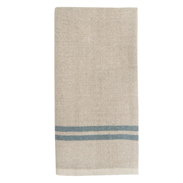 Double Striped Linen Hand Towel - Foundation Goods