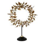 Gilded Laurel Wreath On Stand - Foundation Goods