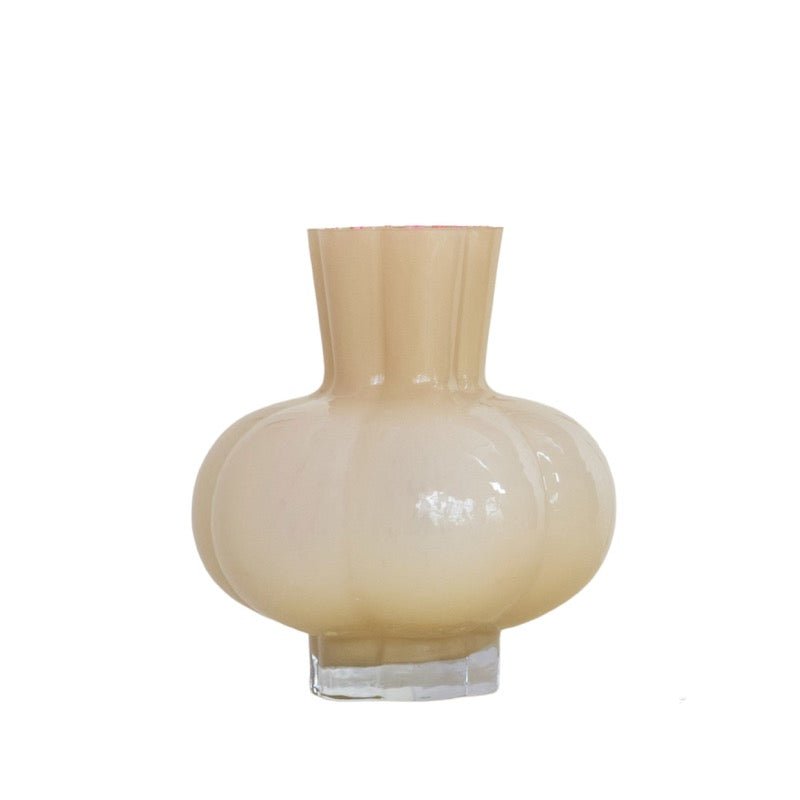 Glass Pleated Vase - Foundation Goods