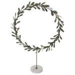 Iron Mistletoe Wreath on Stand - Foundation Goods