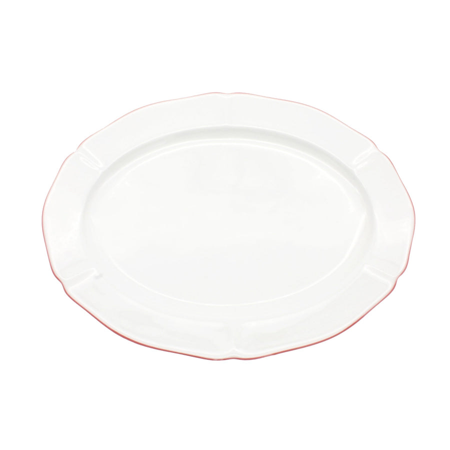 Roseate Rim Oval Platter - Foundation Goods