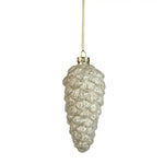 Silver Frost Pinecone Ornament - Foundation Goods