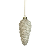 Silver Frost Pinecone Ornament - Foundation Goods