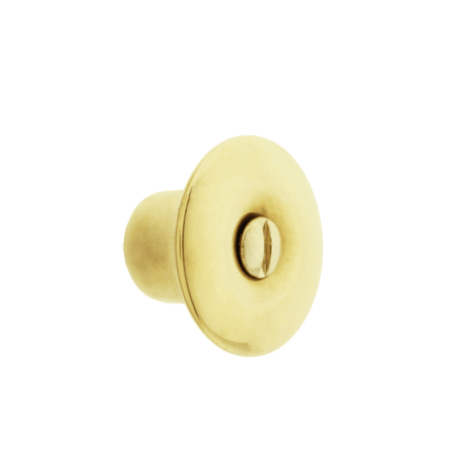 Stamped Brass Hoosier Cabinet Knob (In stock) - Foundation Goods